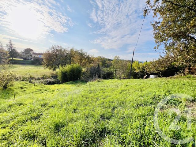 Afficher la photo en grand terrain à vendre - 1348.0 m2 - ST ETIENNE DE FONTBELLON - 07 - RHONE-ALPES - Century 21 Agence Nogier